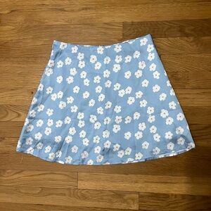 Floral Blue Skirt